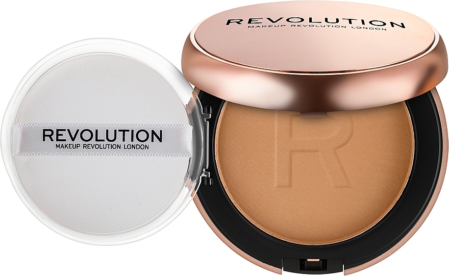 Powder - Makeup Revolution Conceal & Define Satin Matte Powder Foundation — photo N1