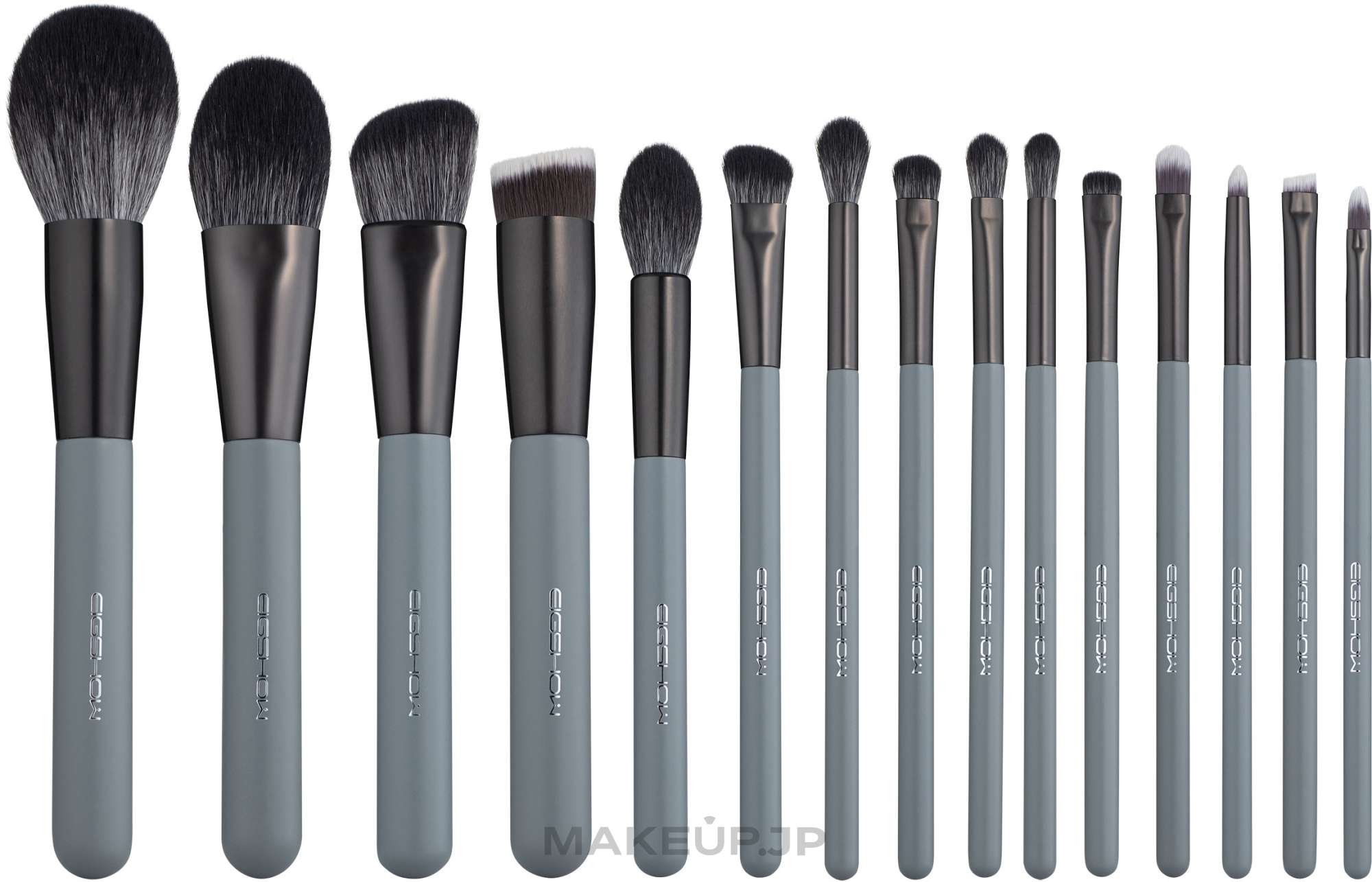 Makeup Brush Set, 15pcs - Eigshow Beauty Agate Grey Brush Kit — photo 15 ЊВ.