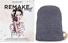 Makeup Remover Glove, gray "ReMake" - MAKEUP — photo N2