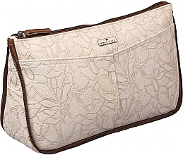 Fragrances, Perfumes, Cosmetics Makeup Bag "Lace", 98611, light brown - Top Choice