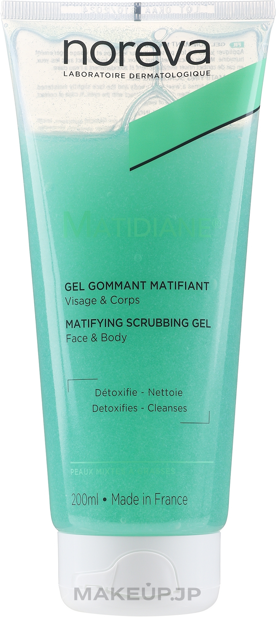 Cleansing Exfoliating Face Gel - Noreva Laboratoires Matidiane Gel Nettoyant Gommant — photo 200 ml