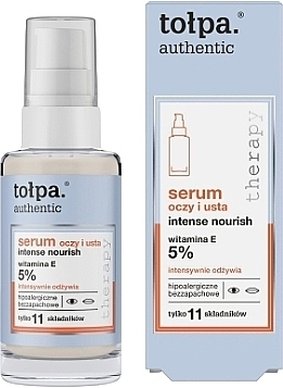 Eye & Lip Serum - Tolpa Authentic Intense Nourish  — photo N1