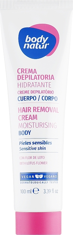 Moisturizing Body Depilation Cream for Sensitive Skin - Body Natur Hair Removal Cream Sensitive Skin — photo N15