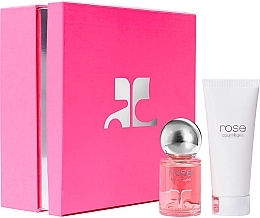 Fragrances, Perfumes, Cosmetics Courreges Rose de Courreges - Set (edp/50ml + b/lot/100ml)