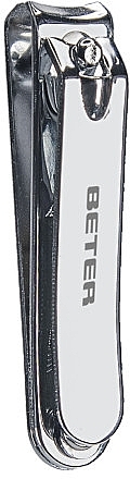 Chrome Plated Nail Clippers with Nail File - Beter — photo N1