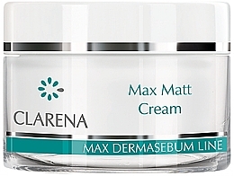 Matte Face Cream - Clarena DermaSebum Line Max Matt Cream — photo N3