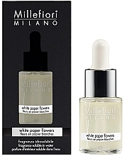 Aroma Lamp Concentrate - Millefiori Milano White Paper Flowers Fragrance Oil — photo N1