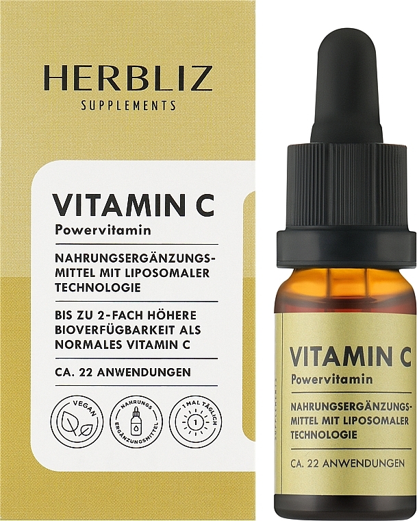 Dietary Supplement in Drops - Herbliz Vitamin C — photo N2