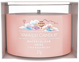 Mini Scented Candle in Glass - Yankee Candle Watercolour Skies Mini — photo N4