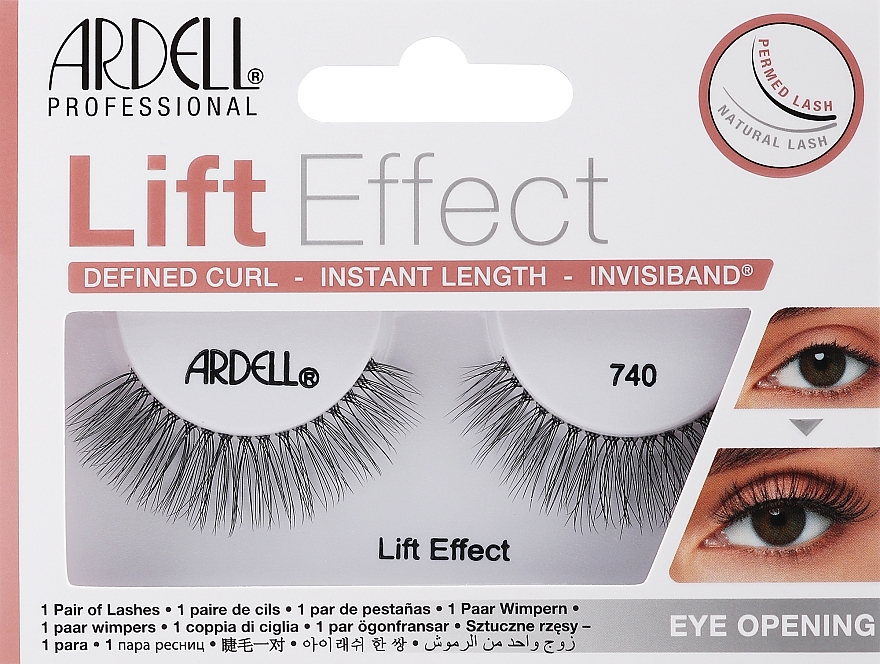 False Lashes - Ardell Lift Effect Invisiband Lash 740 — photo N14