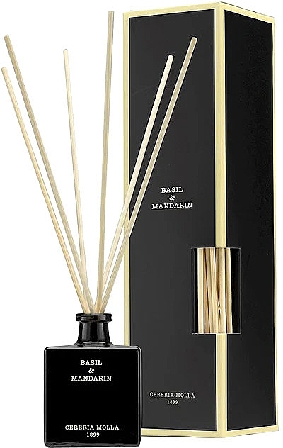 Cereria Molla Basil & Mandarin - Reed Diffuser — photo N2