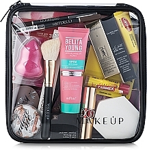 Fragrances, Perfumes, Cosmetics Clear Makeup Bag "Visible Bag" 20x20x8 cm - MAKEUP