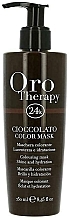 Fragrances, Perfumes, Cosmetics Chocolate Coloring Hair Mask - Fanola Oro Therapy Colouring Mask