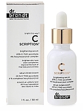 Fragrances, Perfumes, Cosmetics Brightening Facial Serum - Dr. Brandt Bright This Way C Scription Brightening Serum