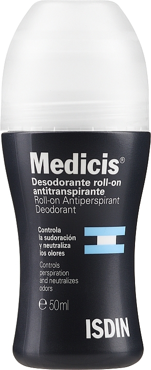 Roll-On Deodorant Antiperspirant - Isdin Medicis Roll-on Antiperspirant Deodorant — photo N1