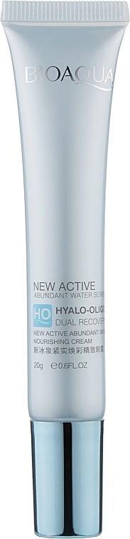 Eye Cream with Hyaluronic Acid Oligomer - Bioaqua Hyalo-Oligo Dual Recovery Eye Cream — photo N1