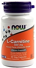 Capsules L-Carnitine, 500 mg. - Now Foods L-Carnitine — photo N1