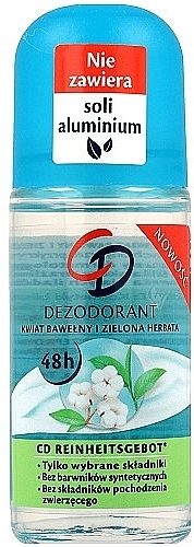 Cotton & Green Tea Roll-On Deodorant - CD 48H Deo Roll-On — photo N1