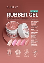 Nail Extension Gel, 12 g - Claresa Rubber Gel — photo N9