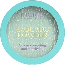 Fragrances, Perfumes, Cosmetics Avocado Face Powder - Ingrid Cosmetics Avocado Powder Colour Correcting And Mattifying
