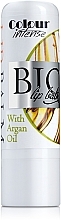 Fragrances, Perfumes, Cosmetics Lip Balm "Argan Oil" - Colour Intense Bio Lip Balm with Argan Oil