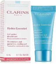 Fragrances, Perfumes, Cosmetics Moisturizing Gel for Normal & Combination Skin - Clarins Hydra-Essentiel Cooling Gel Normal to Combination Skin (sample)