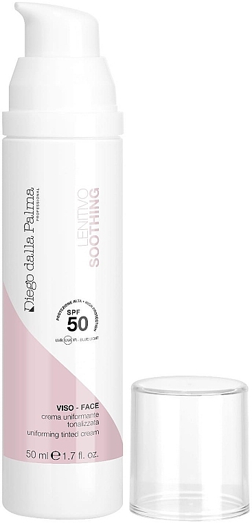 Smoothing Face Cream - Diego Dalla Palma Soothing Uniforming Tinted Cream SPF50 — photo N1