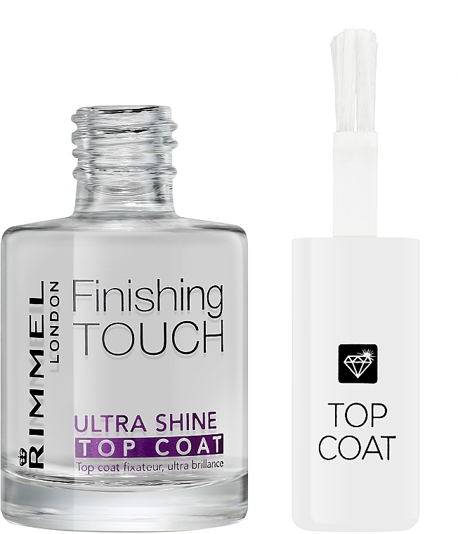 Nail Top Coat - Rimmel Finishing Touch Ultra Shine Top Coat — photo N2