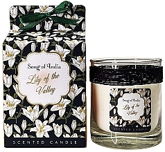 Fragrances, Perfumes, Cosmetics Scented Candle in Glass Jar "Lily of the Valley" - Song of India Lily of the Valley Candle
