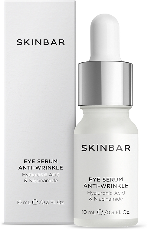 Lifting Eye Contour Serum with Hyaluronic Acid and Niacinamid - SKINBAR Hyaluronic Acid & Niacinamide Eye Serum — photo N1