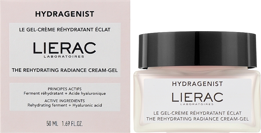 Moisturizing Face Cream-Gel - Lierac Hydragenist The Rehydrating Radiance Cream-Gel — photo N2