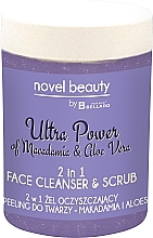 2-in-1Cleansing Facial Gel-Scrub "Macadamia and Aloe" - Fergio Bellaro Novel Beauty Ultra Power Face Cleancer & Scrub — photo N2