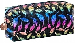 Fragrances, Perfumes, Cosmetics Cosmetic Bag, black, feathers - Inter-Vion Brush 500530