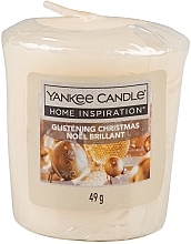Scented Candle - Yankee Candle Votive Home Inspiration Glistening Christmas — photo N1