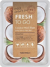 Fragrances, Perfumes, Cosmetics Coconut Oil Sheet Mask - Tony Moly Fresh To Go Coconut Mask Sheet Hydrating