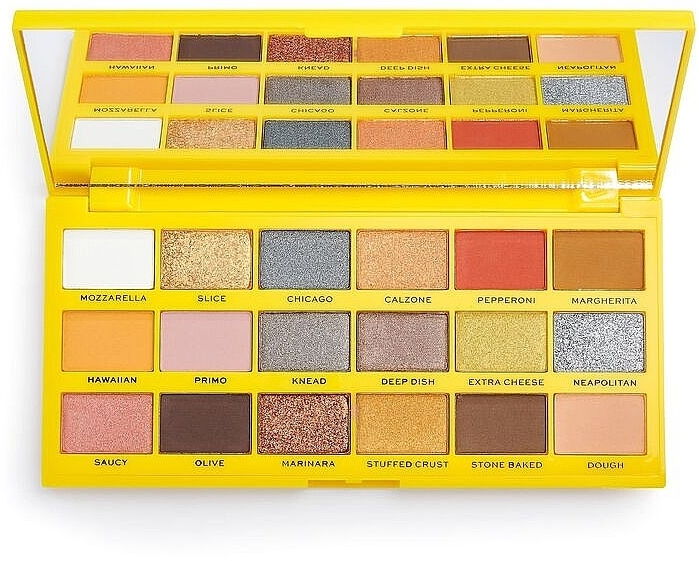 Eyeshadow Palette - Makeup Revolution I Heart Revolution Tasty Palette Pizza — photo N3