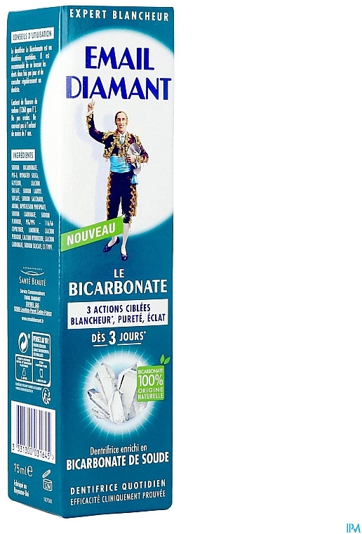 Bicarbonate Toothpaste - Email Diamant Le Bicarbonate Toothpaste — photo N1