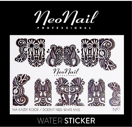 Nail Stickers - NeoNail Professional Water Sticker — photo N2