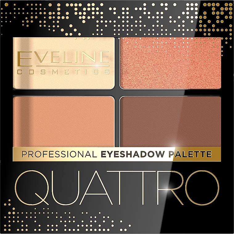 Eyeshadow - Eveline Cosmetics Quattro Professional Eyeshadow Palette — photo N8