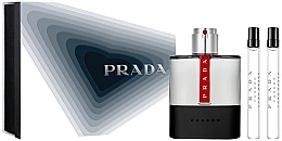 Prada Luna Rossa Carbon - Set (edt/100ml + edt/2x10ml)  — photo N1