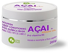 Fragrances, Perfumes, Cosmetics Nourishing Hair Mask - Encanto Nourish Deep Mask Asai Argan Oil Pro Vitamin B5