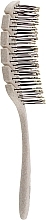 Massage Hair Brush, 10-rows, cream - Hairway Eco Corn — photo N2