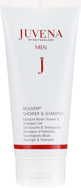 Shower Gel-Shampoo - Juvena Rejuven Men Moisture Boost Shower & Shampoo Gel — photo N2