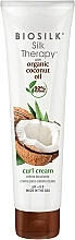 Fragrances, Perfumes, Cosmetics Styling Hair Cream - BioSilk Silk Therapy Organic Coconut Oil Curl Cream