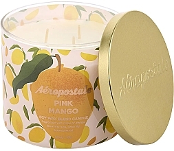 Scented Сandle - Aeropostale Pink Mango Fine Fragrance Candle — photo N3