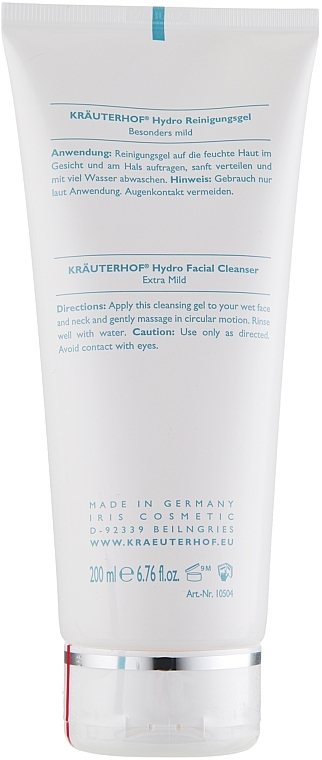 Facial Hydrogel with Phytocomplex & Hyaluronic Acid - Krauterhof Hyaluron Phytocomplex Hydrogel — photo N5