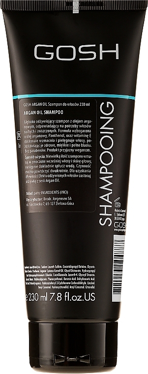 Argan Oil Hair Shampoo - Gosh Argan Oil Shampoo — photo N2