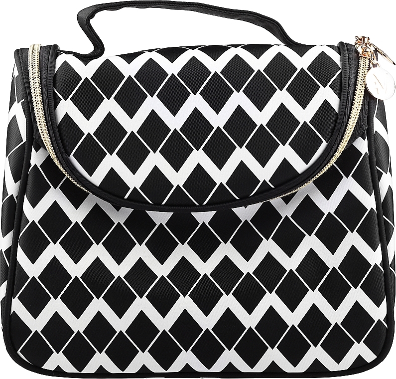 Black-White Makeup Bag, 498653 - Inter-Vion Black & White — photo N1