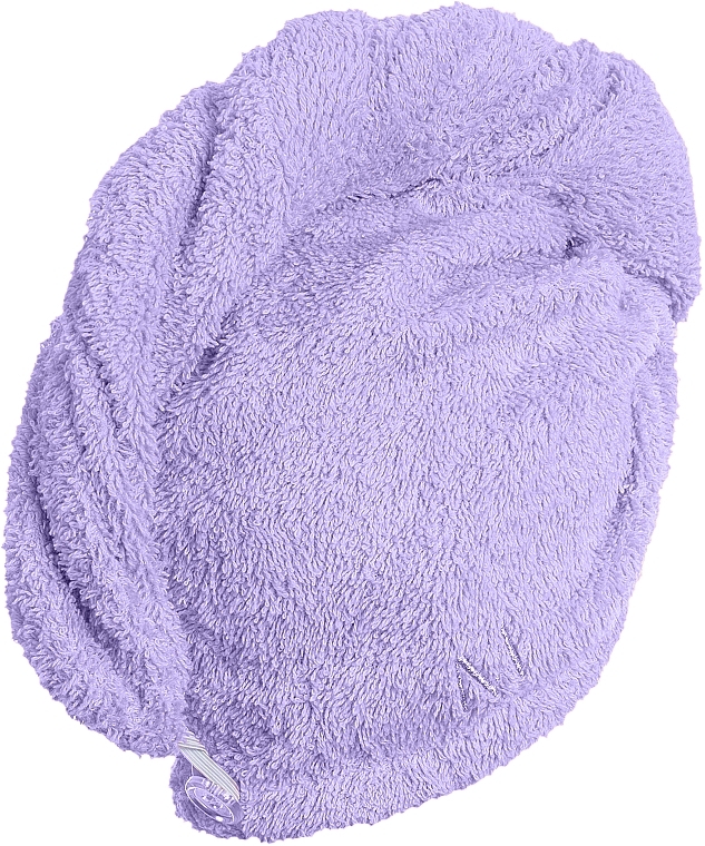 Hair Drying Turban Towel, lilac - MAKEUP — photo N6