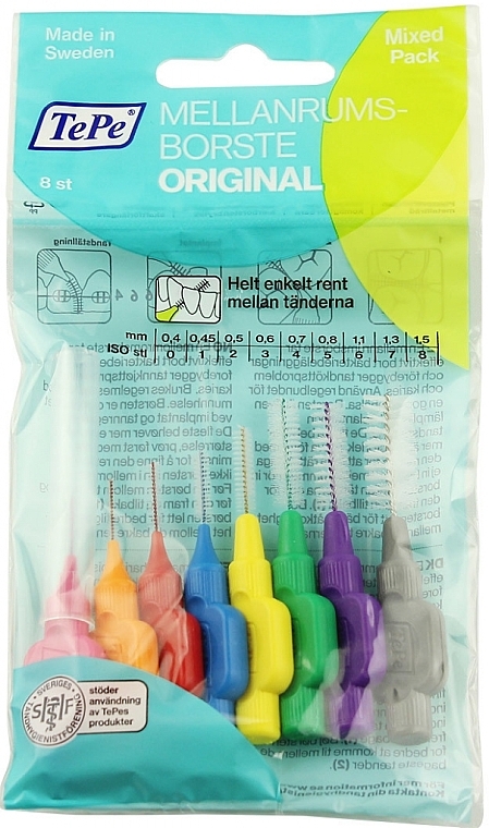 Interdental Brush Set - TePe Interdental Brush Original Mix — photo N1